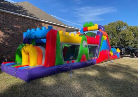 Building Blocks Obstacle Course rental