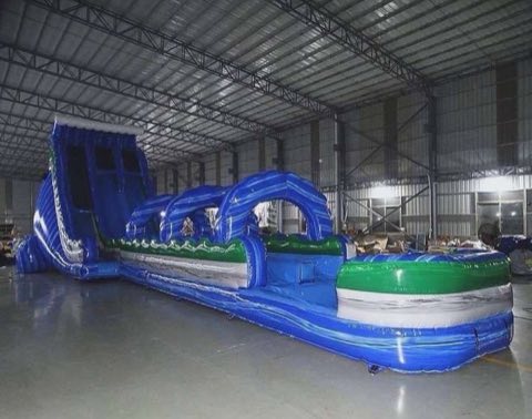 Blue Green Slip N Slide rental