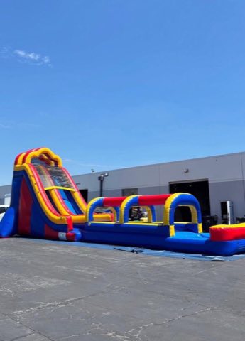 Red Blue Yellow Waterslide Slip N Slide rental